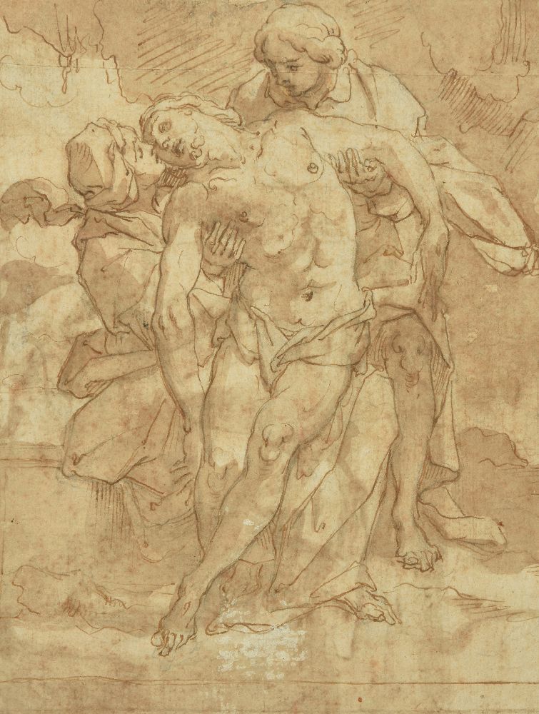 Manner of Annibale CarraciStudy of a bearded man - Image 3 of 7