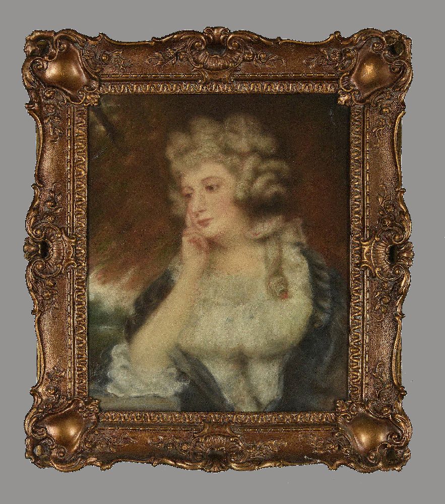 After Joshua ReynoldsPortrait of Mrs Wilson Gale Braddyll - Image 2 of 2