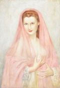 λ Gustave Brisgand (French 1880-1950)Lady in pink