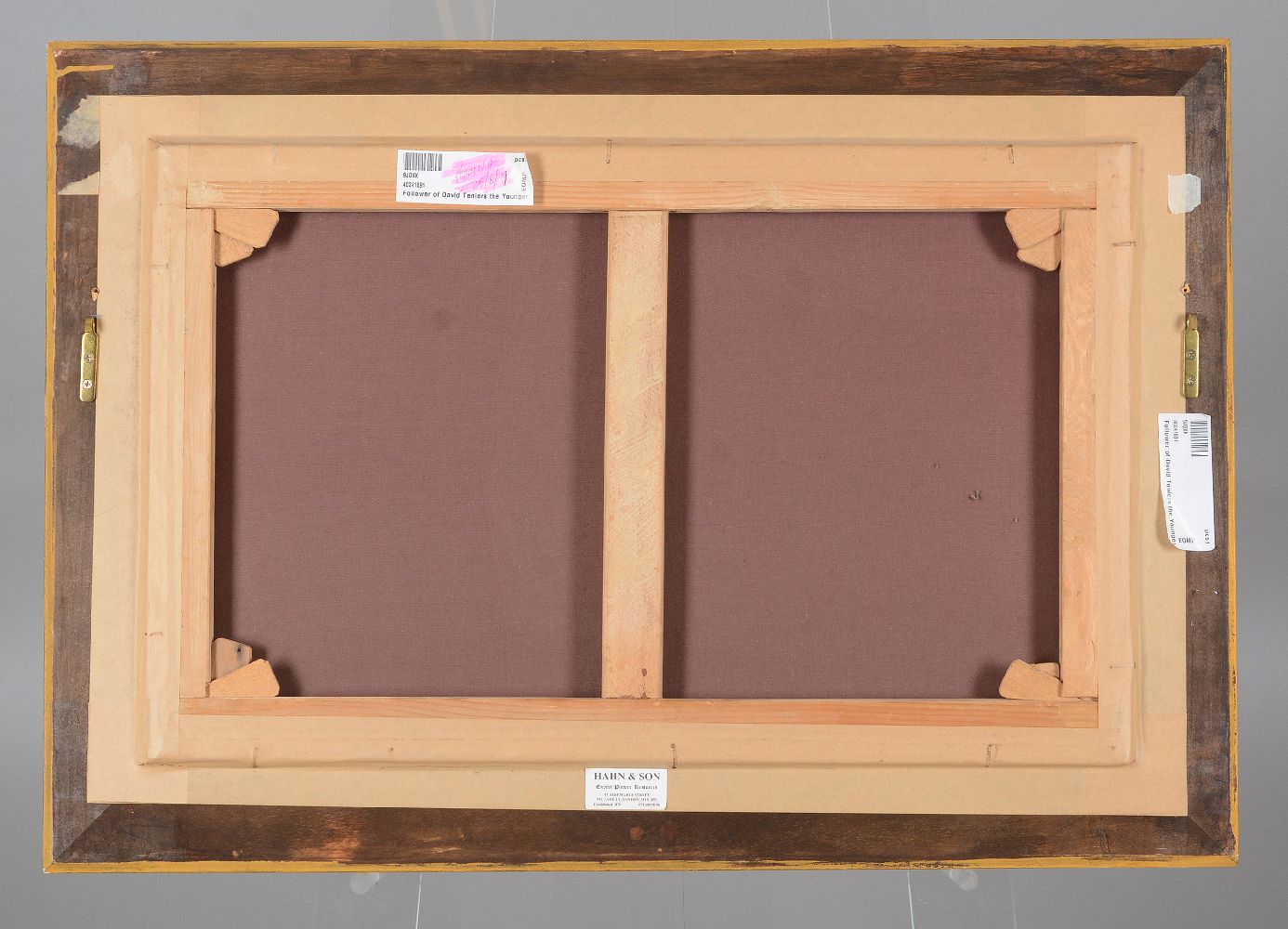 Follower of David Teniers the Younger (Flemish 1610-1690)Merrymaking outside a tavern - Image 3 of 3