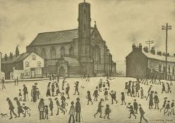 λ L.S. Lowry (British 1887-1976)St. Mary's, Beswick