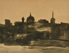 λ Kyffin Williams (Welsh 1918-2006)Genoa, Early Morning