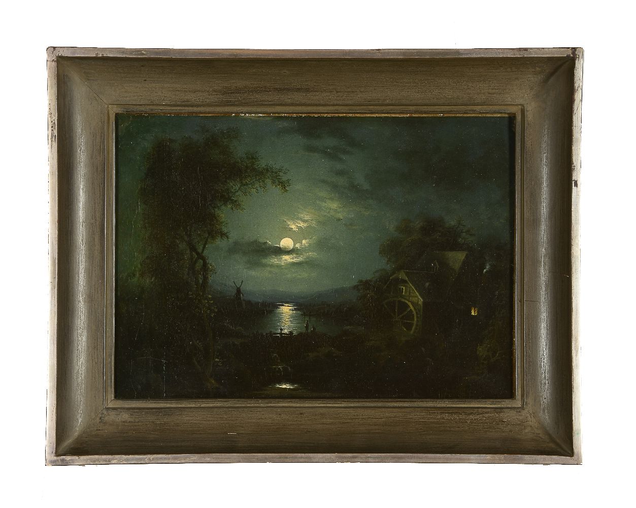 Circle of Sebastian Pether Moonlight over mill - Image 2 of 3