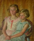 λ Henry Marvell Carr (British 1894-1970)Portrait of Hilary and Jane Crosthwaite