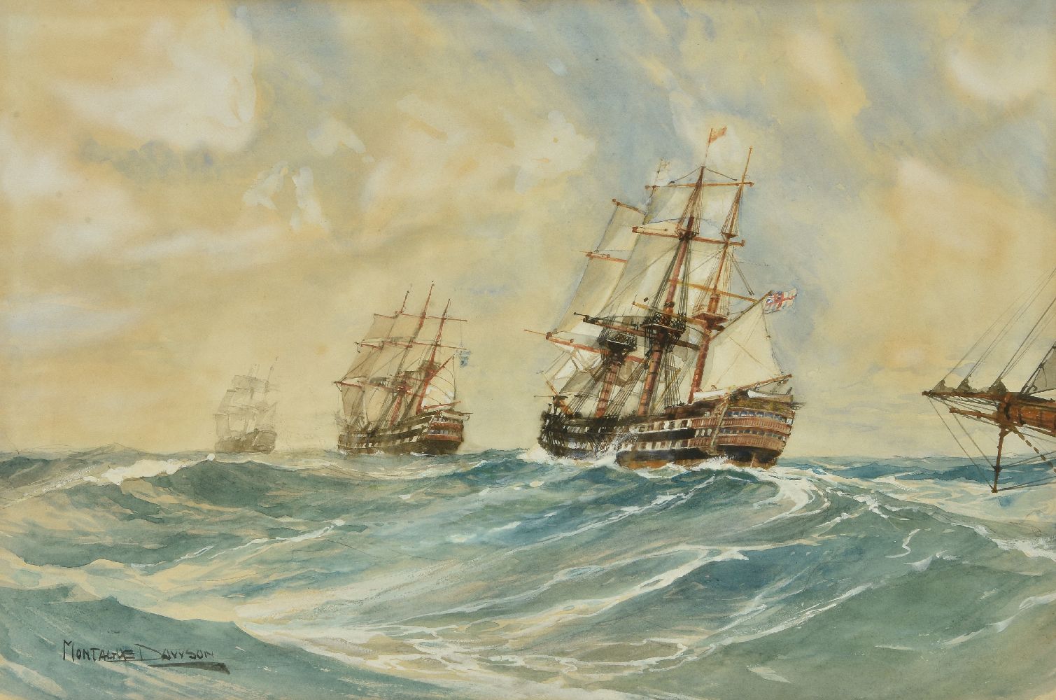 λ Montague Dawson (British 1890-1973)Ships of the Line