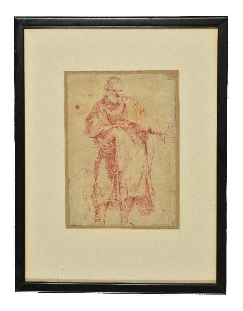Manner of Annibale CarraciStudy of a bearded man - Image 4 of 7
