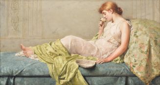 Henry Thomas Schafer (British 1854-1915)The fragrant rose