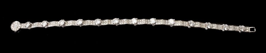 A diamond bracelet signed Garrard