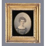 English School (early 19th century)Portrait of Frances Maria Edgeworth