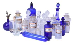 Assorted clear and coloured glass