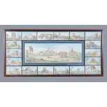 Italian School (19th Century) A framed set of views of Rome