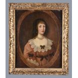 Circle of Cornelius Johnson Portrait of a lady with a pearl necklace, half-length