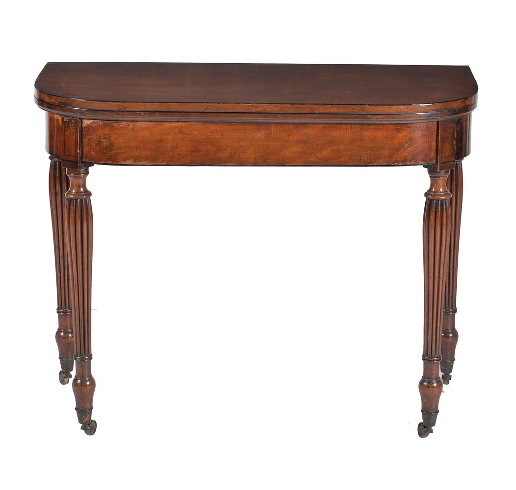 A George IV mahogany tea table