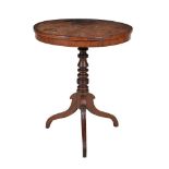 A Regency mahogany circular occasional table