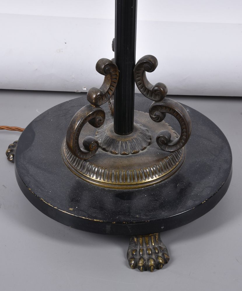 A gilt and patinated metal standard lamp - Image 2 of 2