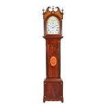A Scottish mahogany longcase clock