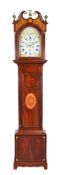 A Scottish mahogany longcase clock