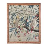 A Continental, possibly French, verdure tapestry fragment