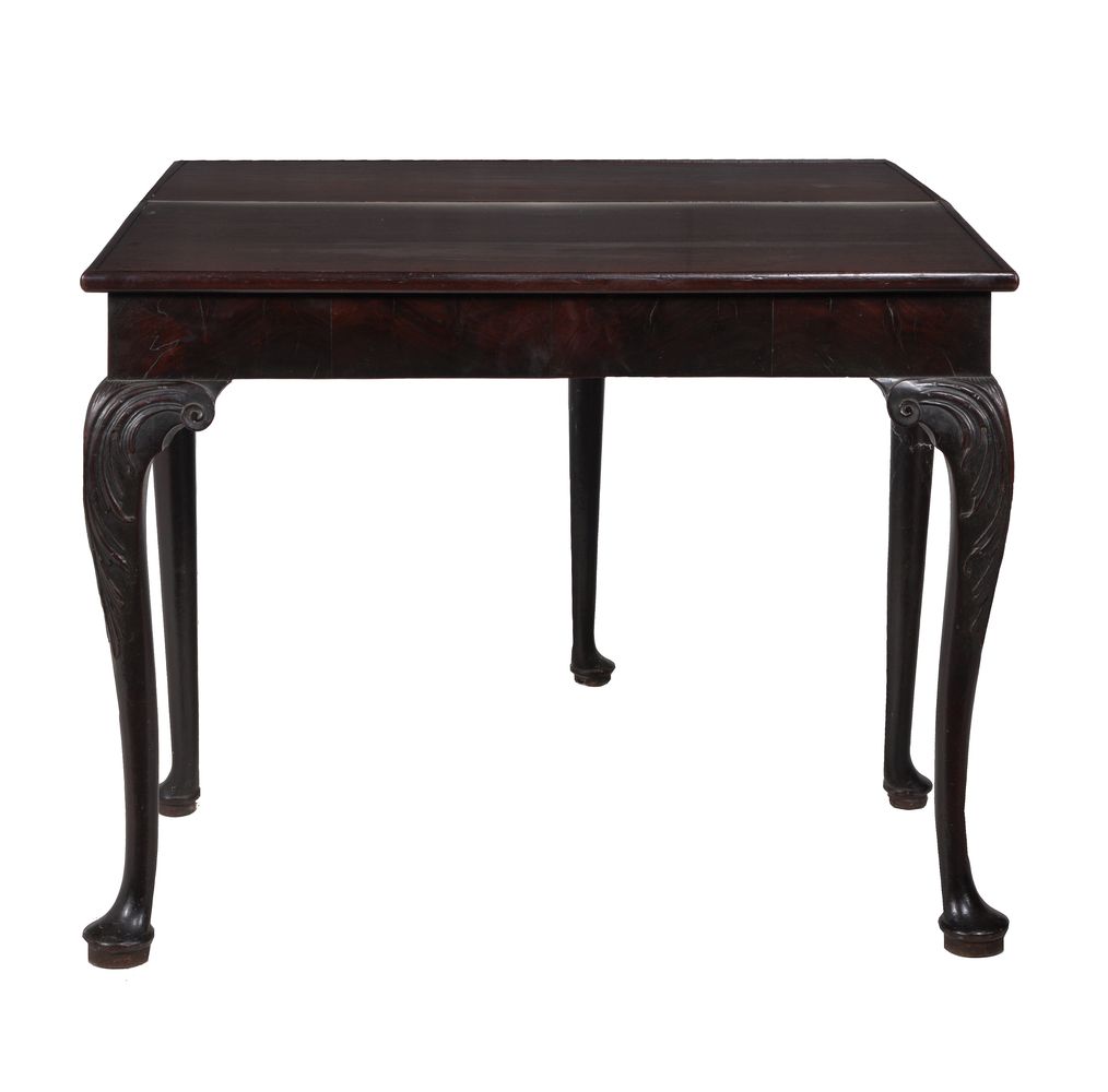 A George II mahogany folding tea table - Image 2 of 2