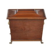 A mahogany wine cooler in Regency style