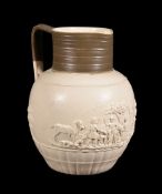 A Neale & Co. dry-bodied stoneware 'Hunting' jug