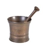 An English leaded bronze mortar