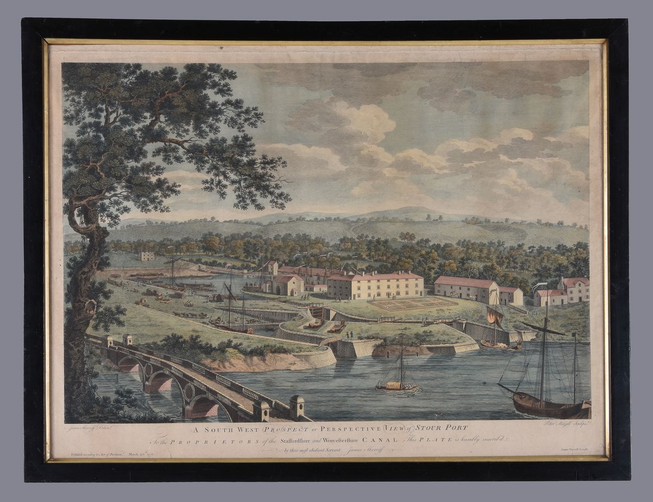 James Rofs (British 18th century)Two views of the Borough of Bewdley in Worcestershire - Image 7 of 12