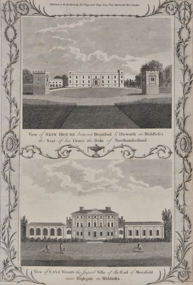 A set of six architectural engravings for Thornton's New and Complete History and Survey of London a - Image 2 of 12