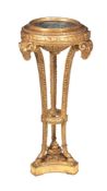 A carved giltwood and composition jardinière