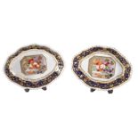 A pair of Derby oval dishes