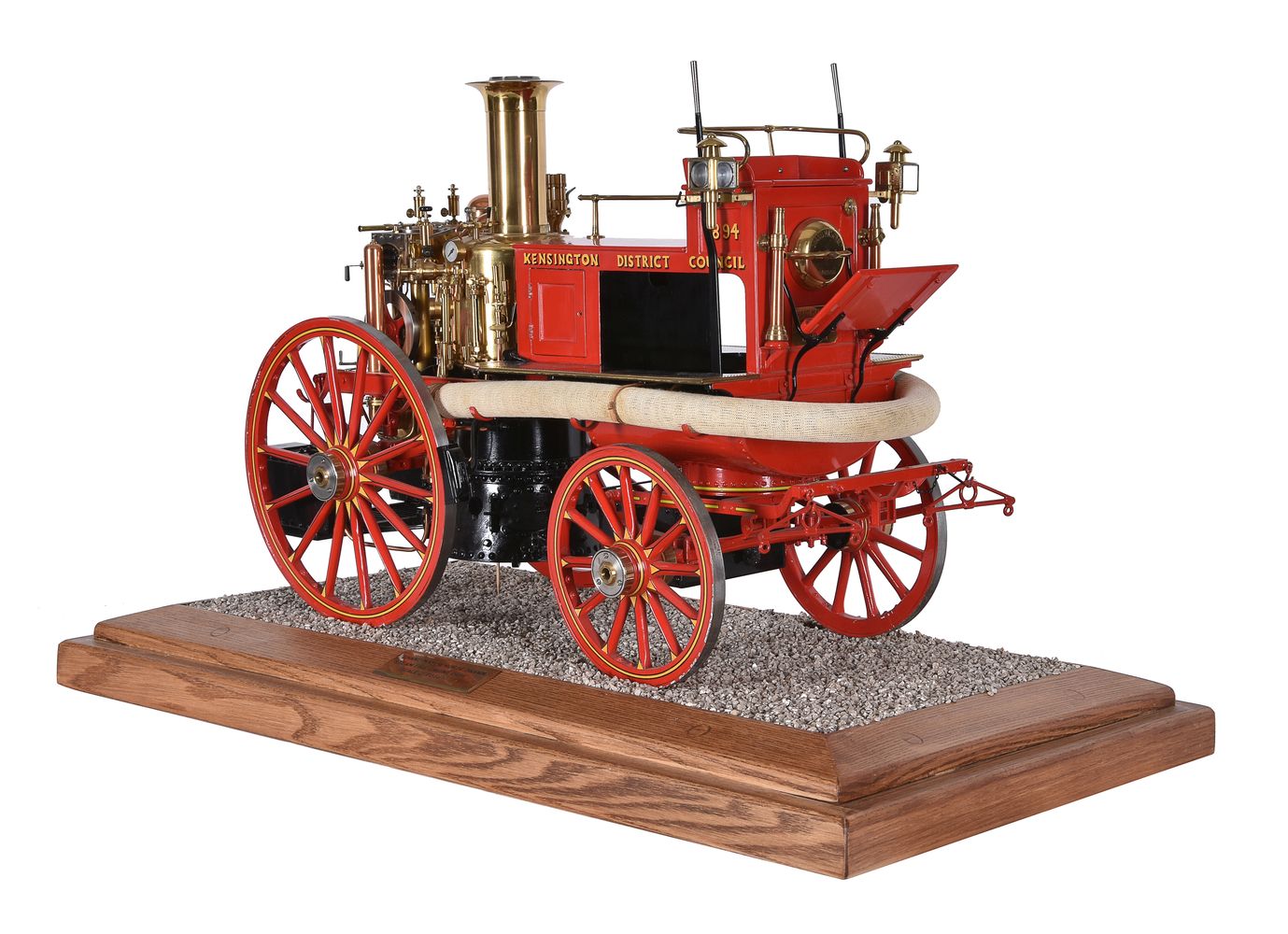 A 2 inch scale model of a Shand Mason horse drawn fire engine - Image 4 of 10