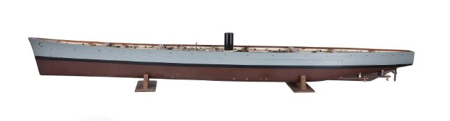 A rare model of a 'below deck level' on Battleship H.M.S.Vanguard