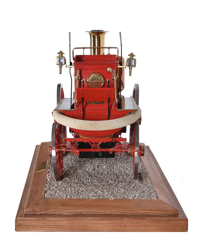 A 2 inch scale model of a Shand Mason horse drawn fire engine - Image 7 of 10