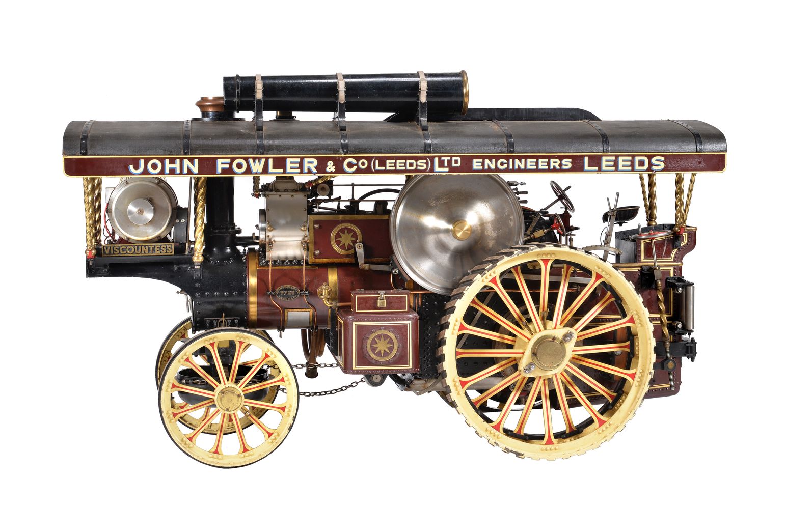 A 3 inch scale model of the compound Fowler Showmans engine ‘Viscountess’ - Image 5 of 6