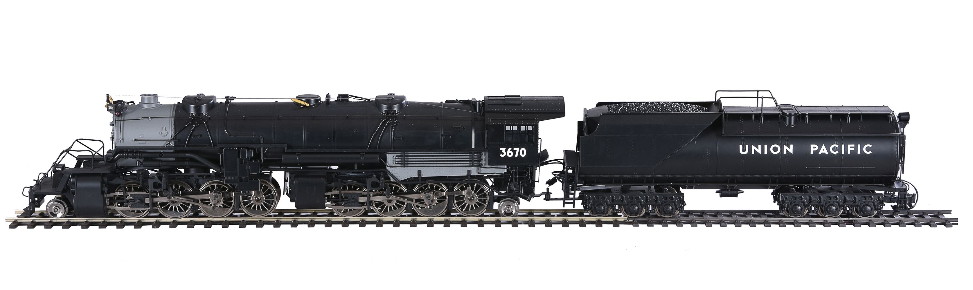 A gauge 1 Aristocraft model of an 2-8-8-2 USRA Compound Mallett American locomotive No 3670