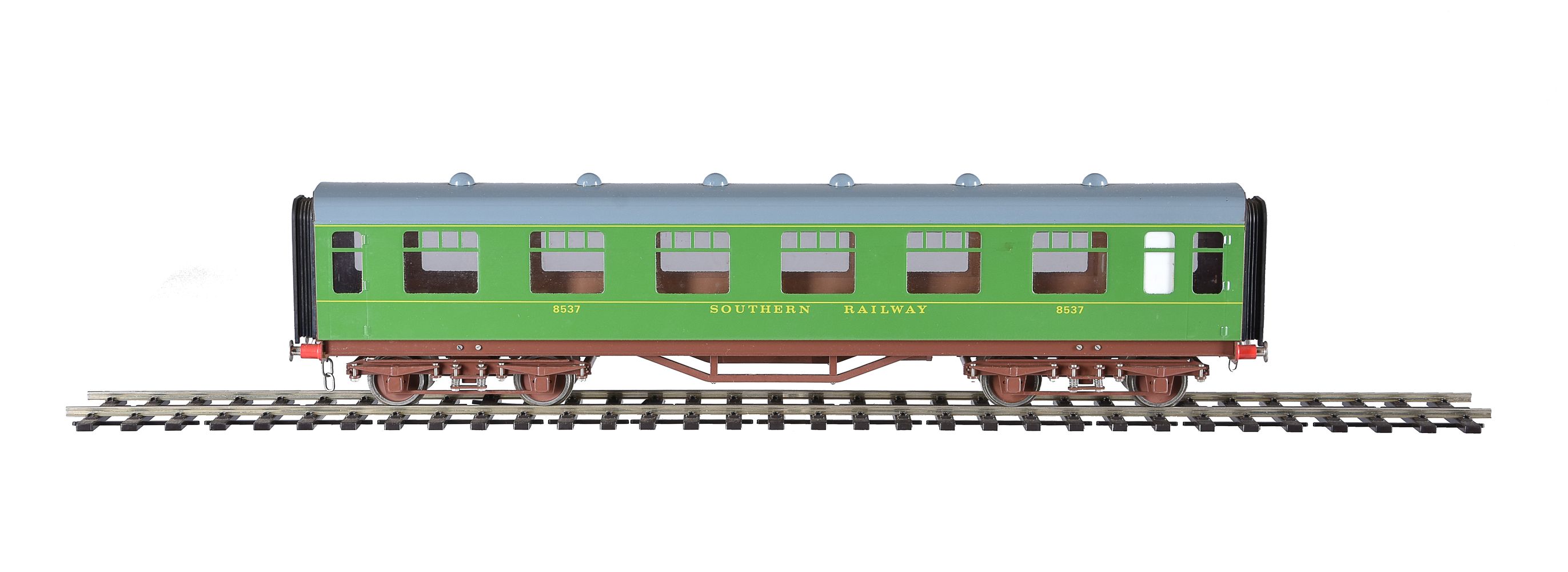 A collection of SR twin bogie suburban and corridor coaches - Image 3 of 6