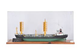 A cased static model of the Chinese fuel tanker ‘Shinaito Ku Maru’