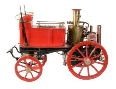 A well-engineered 2 inch scale model of a Shand Mason horse drawn fire engine