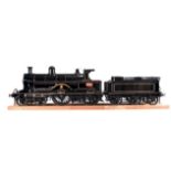 A 9½ inch gauge model of the LNWR Precursor Class 4-4-0 locomotive and tender No 1941 'Alfred the Gr