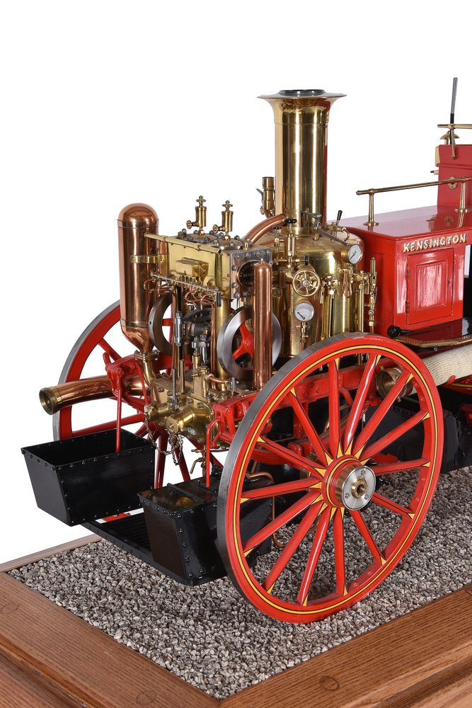 A 2 inch scale model of a Shand Mason horse drawn fire engine - Image 2 of 10