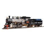 A 5 inch gauge model of a 0-6-0 American Chicago West Pullman & Southern Railroad tender locomotive