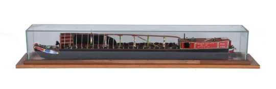 A model of a ‘Fellows Morton and Clayton’ traditional working narrow boat No. 311 ’Zena’