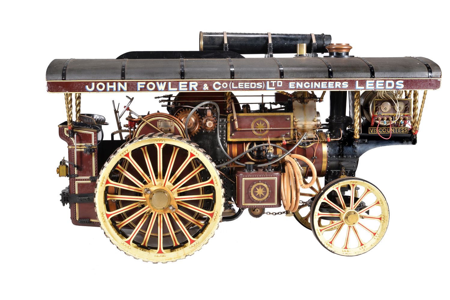 A 3 inch scale model of the compound Fowler Showmans engine ‘Viscountess’ - Image 2 of 6