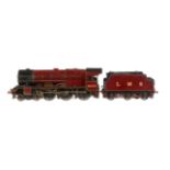 A 2 ½ inch gauge model of a London Midland and Scottish Railway 4-6-0 tender locomotive No 6100 ‘Roy