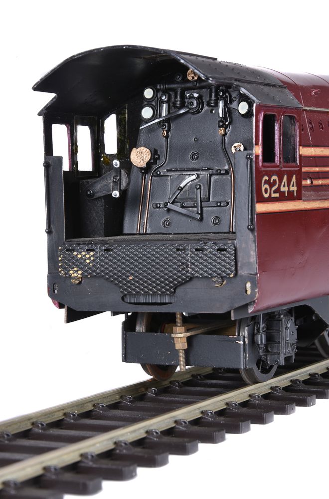 A gauge 1 model of a 4-6-2 tender locomotive No 6244 ‘King George VI’ - Image 2 of 4