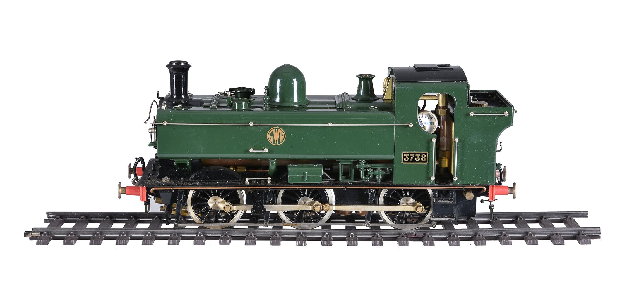 An Aster for Fulgurex live steam spirit fired GWR Class 57XX 0-6-0 Pannier Tank No 3738