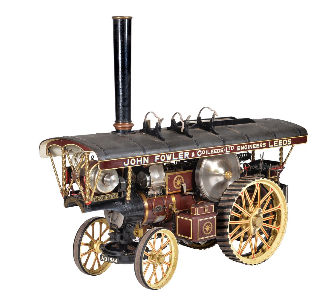 A 3 inch scale model of the compound Fowler Showmans engine ‘Viscountess’