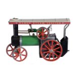 A Mamod model of a live steam traction engine