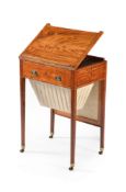 A George III satinwood work table