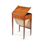 A George III satinwood work table